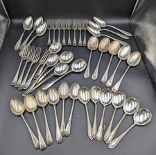 Vintage/Antique Job Lot Mixed Designs Silver Plated Cutlery Forks Spoons