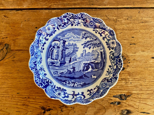 Spode blue serving - spode,