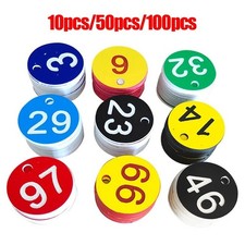 1-100 Engraved Discs Number
