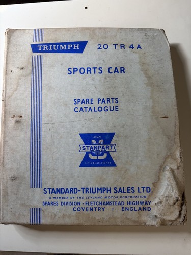 Triumph tr4a spare parts - triumph,