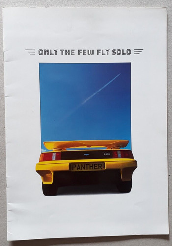 Panther solo brochure 1989 - panther, c.1989