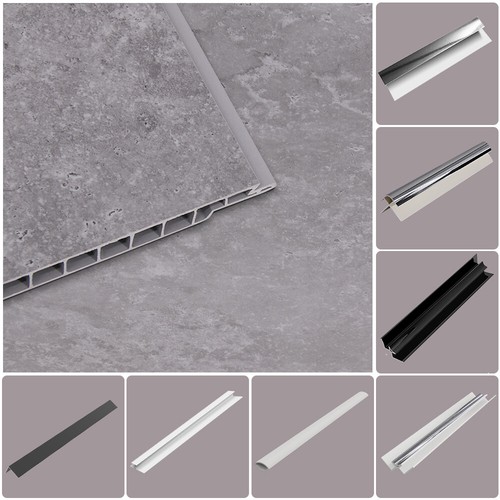 Grey concrete matte pvc - concrete, panels