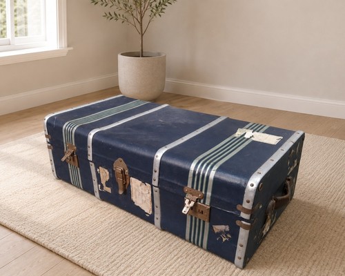 Vintage 1930s travel steamer - vintage,