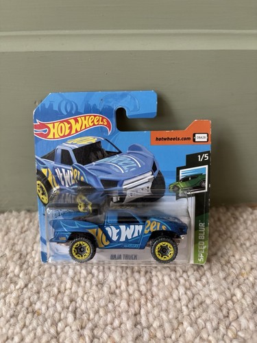Hot wheels baja truck blue - wheels,