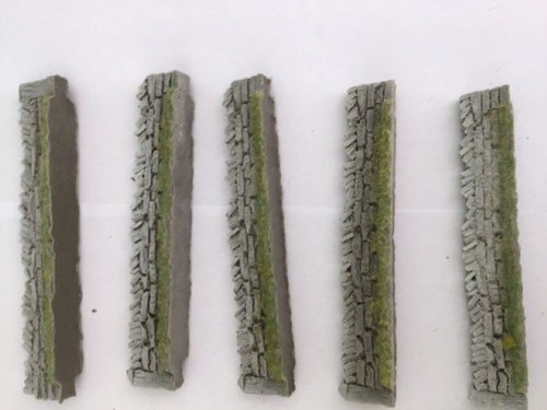 Resin walls for 28mm - walls, wargaming