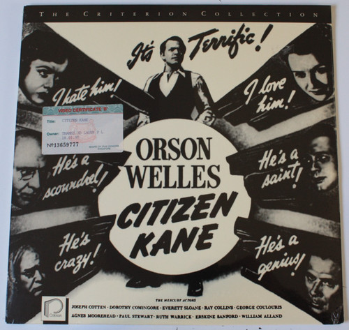 Citizen kane criterion - kane,