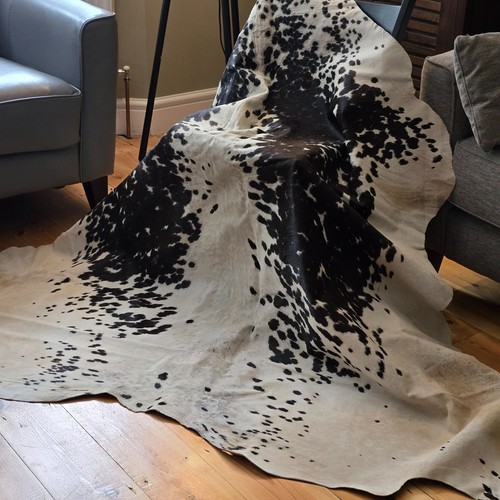 Handmade cowhide rug genuine - handmade,