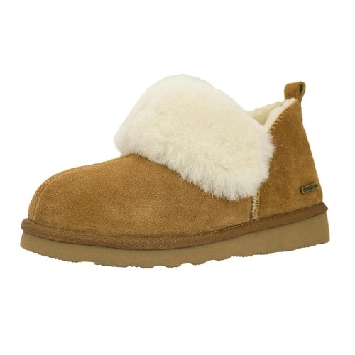 Ladies suede shearling ankle - ladies,