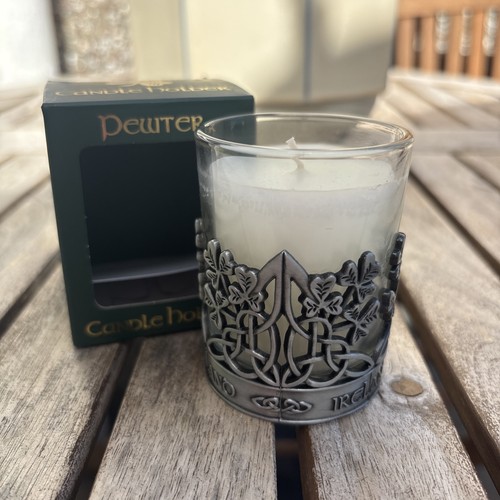 Irish celtic shamrock pewter - irish,