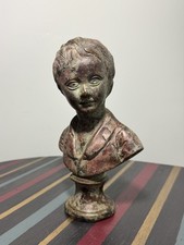 Bronze child bust - bust, sculpture