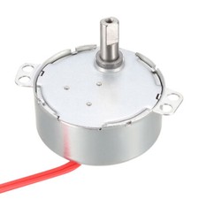 Synchronous Motor AC 12V 20-24RMP 50-60Hz 4W Double Flat Shaft CW/CCW