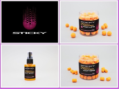 Sticky peach and - sticky,