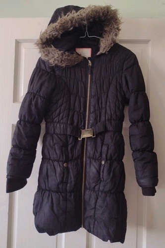 Girls black school coat - girls,