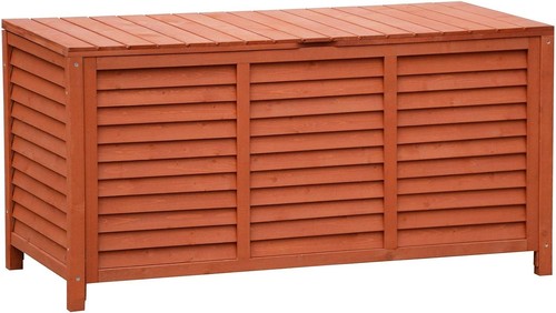 Wooden garden storage box - wooden,