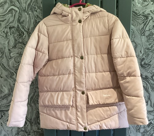 Girls age barbour pink 3 - 8/9, 3/4