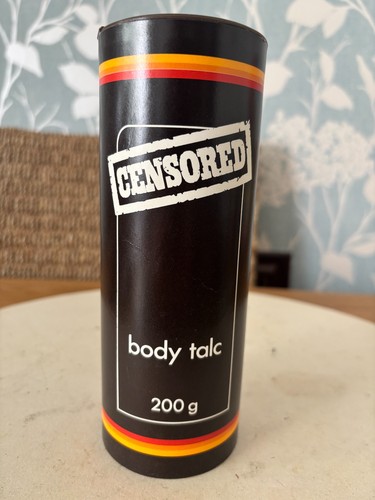 Censored men body - men's, talc