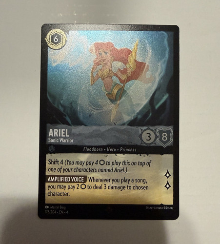 Disney lorcana ariel sonic - lorcana,