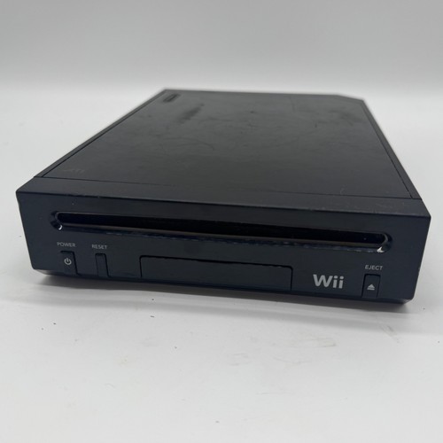 Nintendo wii console black - console,