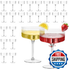 CALBODE 24Pcs Plastic Martini
