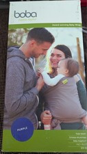 Original Boba Baby Wrap Carrier - Newborn to Toddler Infant Sling - Purple