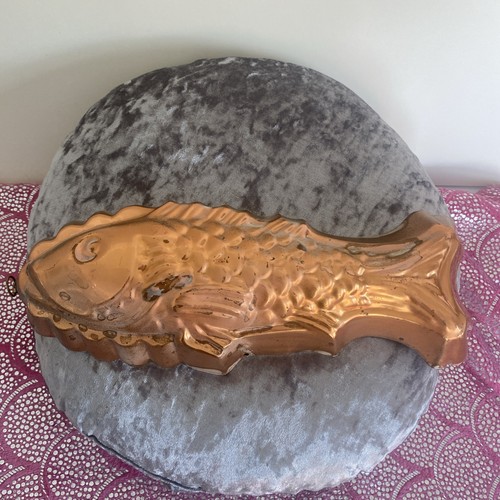 Vintage copper fish - , jelly