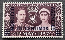 Tangier 1937 British Post