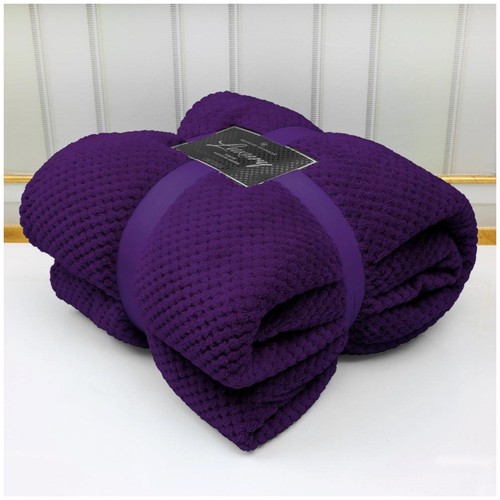 Luxury popcorn throw single - luxury,