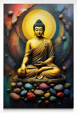 Buddha Canvas Picture Print