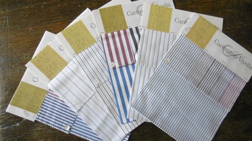 Viyella white striped - 9, x