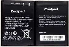 GENUINE COOLPAD CPLD-316 BATTERY FOR AVIVO L500   2200mAh