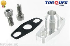 AN-10 10AN  GT / T25 / T28 Garrett Turbo Billet Oil Return Flange +Bolts+Gasket