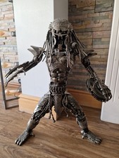 Predator Sculpture Figure 25'' Recycled Metal Model Figurine. (from Car Parts).