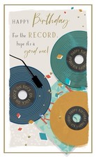 Birthday card - Records -