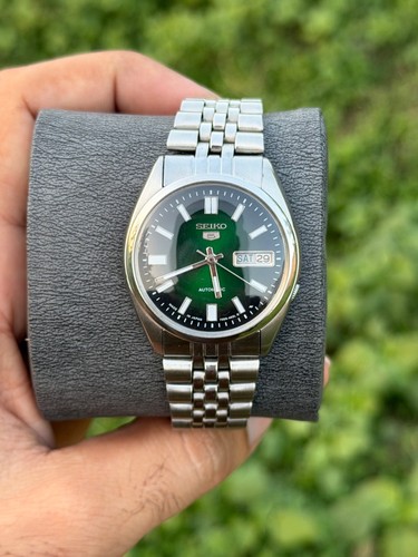 Seiko automatic green dial - seiko,