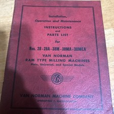 Van Norman Ram Type Milling