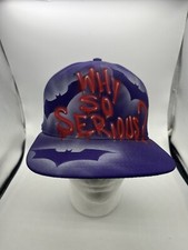 Vintage Rare New era Batman joke why so serious? Hat cap size S/M