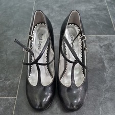 Patent Red Level Shoes Size 5