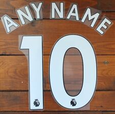 Avery Dennison Premier League Football Shirt Name Number Print 19/20-22/23 WHITE
