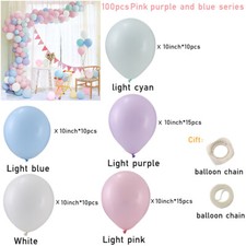Pastel Macaron Balloon Garland Arch Kit Assorted Rainbow Colors Ballon Decor Set