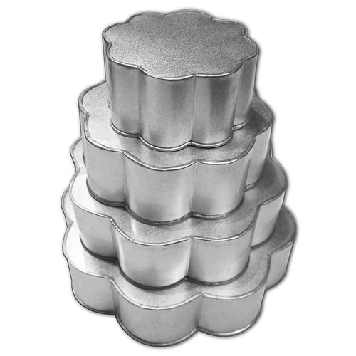 Set flower cake tins - flower,