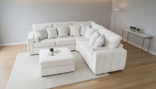 Lilly 2c2 white sofa - 2c2,