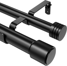 Abiglifty Double Curtain Pole