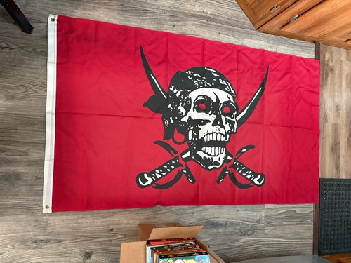 Crimson pirate 5ft 3ft - x,