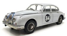 Model Icons 1/18 Scale Diecast DC3322B - Jaguar MkII Racing #84 With Case