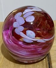 Vintage Uredale Paperweight. Stem Pattern Paperweight Small 403grm 6cm Used