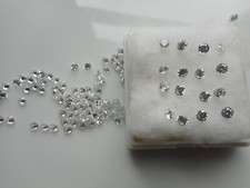 3mm Cubic Zirconia loose stones,round brilliant cut, AAAAA grade 15 for £1.60