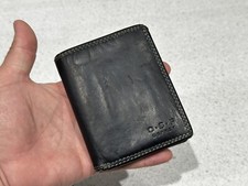 ⭐️ Genuine O.S.P. OSPREY Black Soft Leather Mens BIFOLD WALLET ⭐️