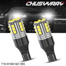 T15 W16W 921 955 LED Car Reverse Light Bulbs Xenon White Canbus Error Free 12V