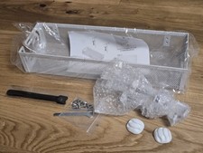 Under Desk Cable Management Tray No Drill, Metal Mesh Cable Management under New