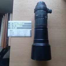 Nikon Mount Sigma 170-500 1.5-6.3 D APO AF Telephoto Zoom Lens. With Instruction